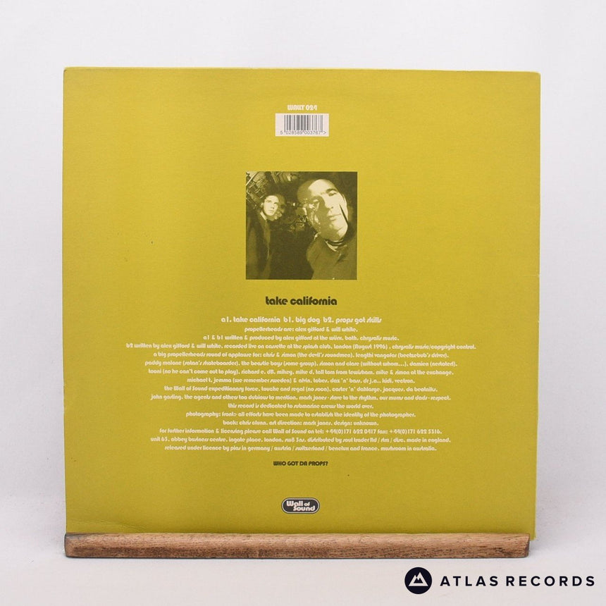 Propellerheads - Take California - 12" Vinyl Record - EX/VG+