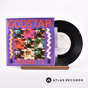 Psychic TV Godstar 7" Vinyl Record - Front Cover & Record