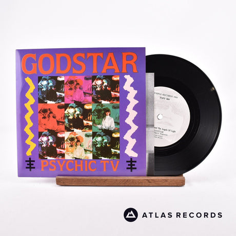 Psychic TV Godstar 7" Vinyl Record - Front Cover & Record