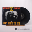 Public Enemy Don't Believe The Hype 12" Vinyl Record - Front Cover & Record