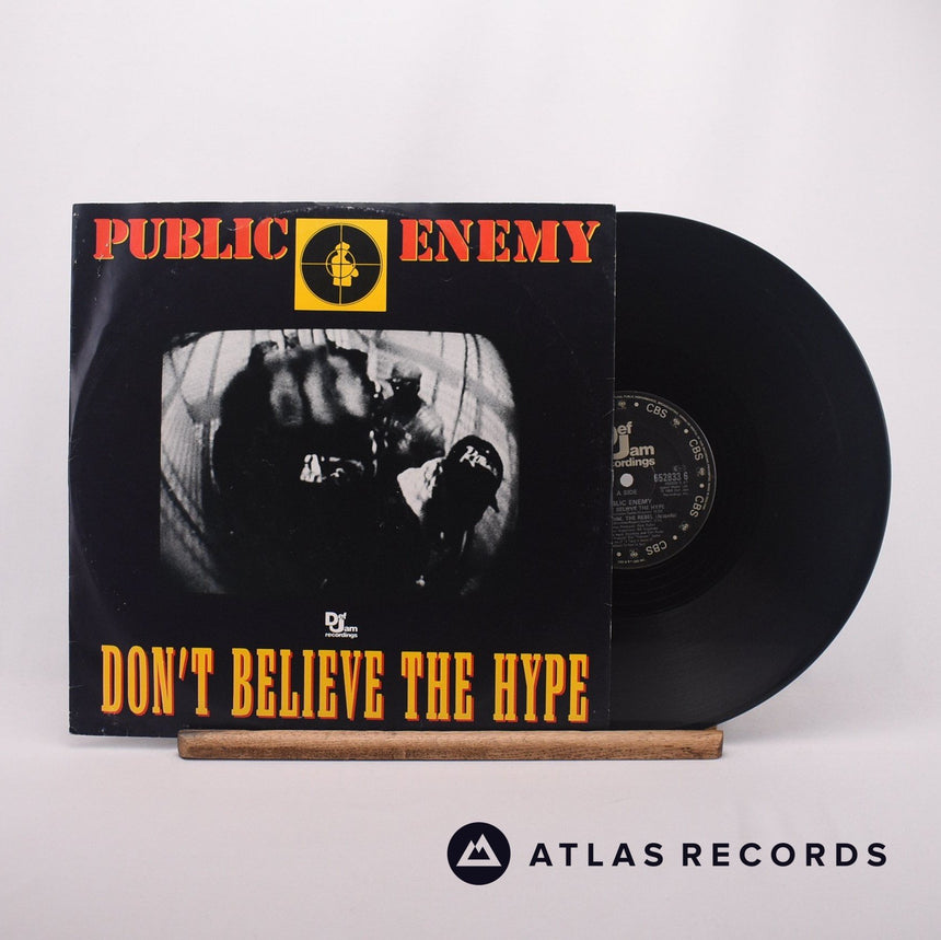 Public Enemy Don't Believe The Hype 12" Vinyl Record - Front Cover & Record