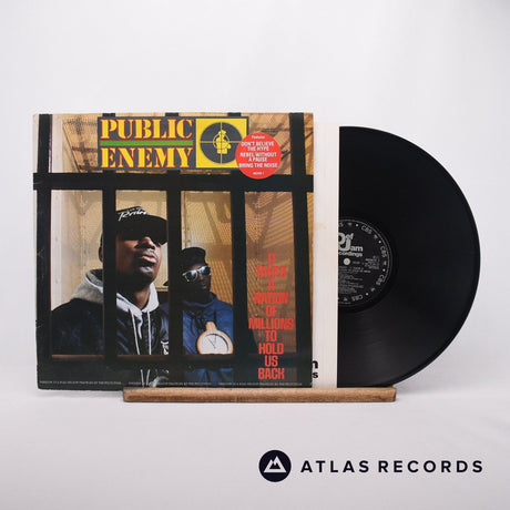 Public Enemy It Takes A Nation Of Millions To Hold Us Back LP Vinyl Record - Front Cover & Record