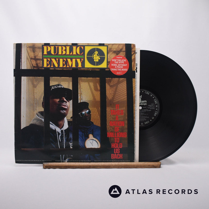 Public Enemy It Takes A Nation Of Millions To Hold Us Back LP Vinyl Record - Front Cover & Record