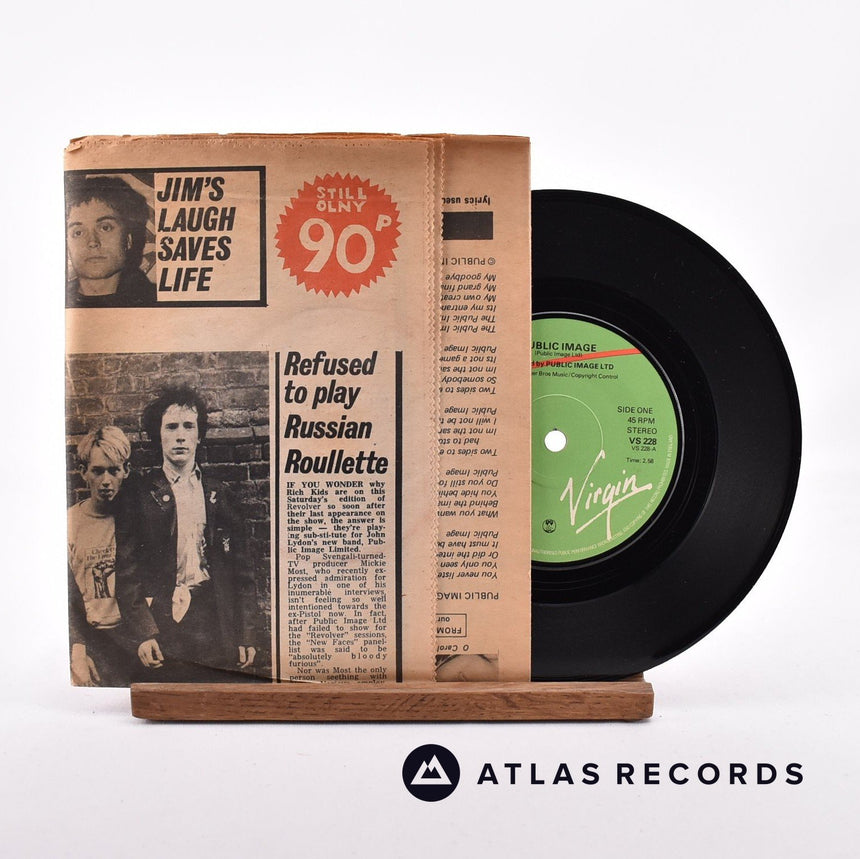 Public Image Limited Public Image 7" Vinyl Record - Front Cover & Record