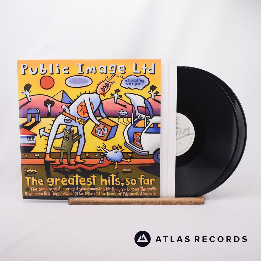 Public Image Limited The Greatest Hits, So Far 2 x LP Vinyl Record - Front Cover & Record