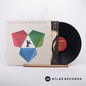 Public Service Broadcasting Inform - Educate - Entertain LP Vinyl Record - Front Cover & Record