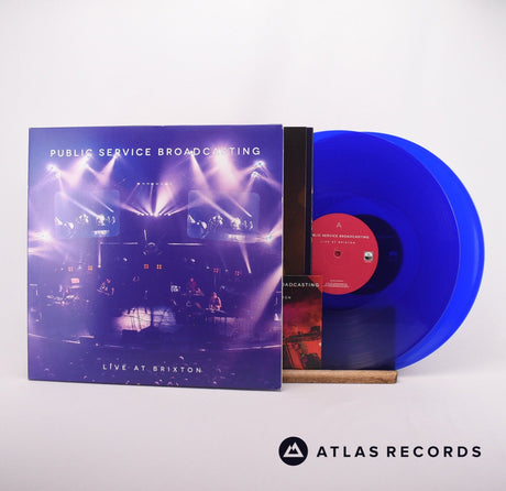 Public Service Broadcasting Live At Brixton 2 x LP + DVD Vinyl Record - Front Cover & Record