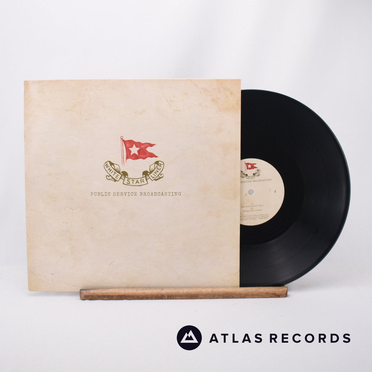 Public Service Broadcasting White Star Liner 12" Vinyl Record - Front Cover & Record