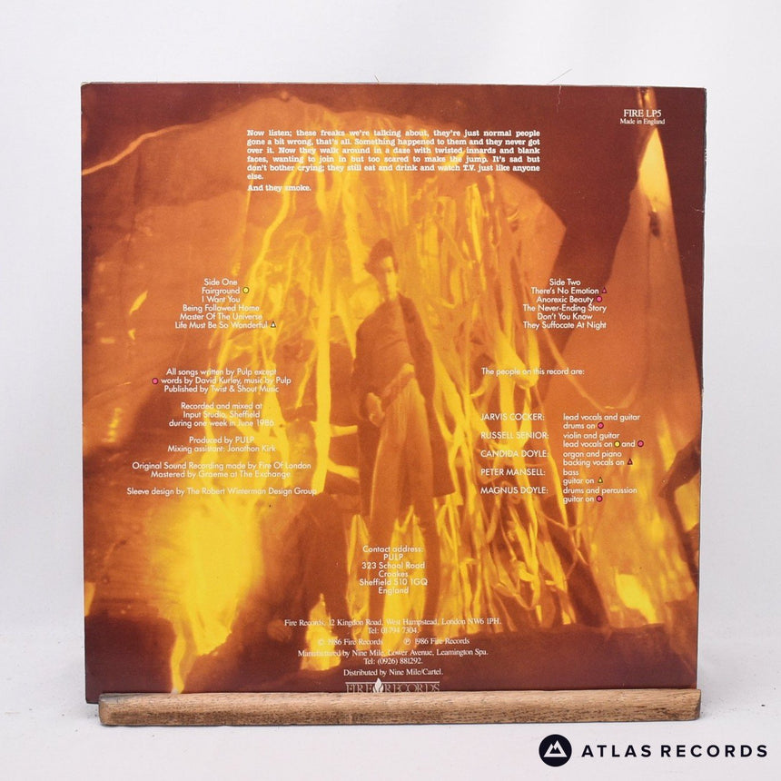 Pulp - Freaks - LP Vinyl Record - EX/EX