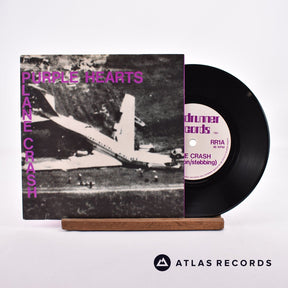 Purple Hearts Plane Crash 7" Vinyl Record - Front Cover & Record
