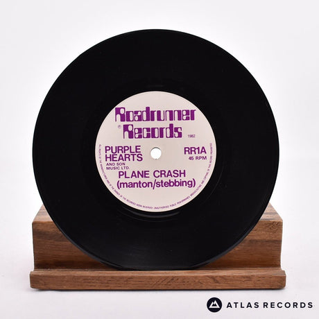 Purple Hearts - Plane Crash - 7" Vinyl Record - EX/EX