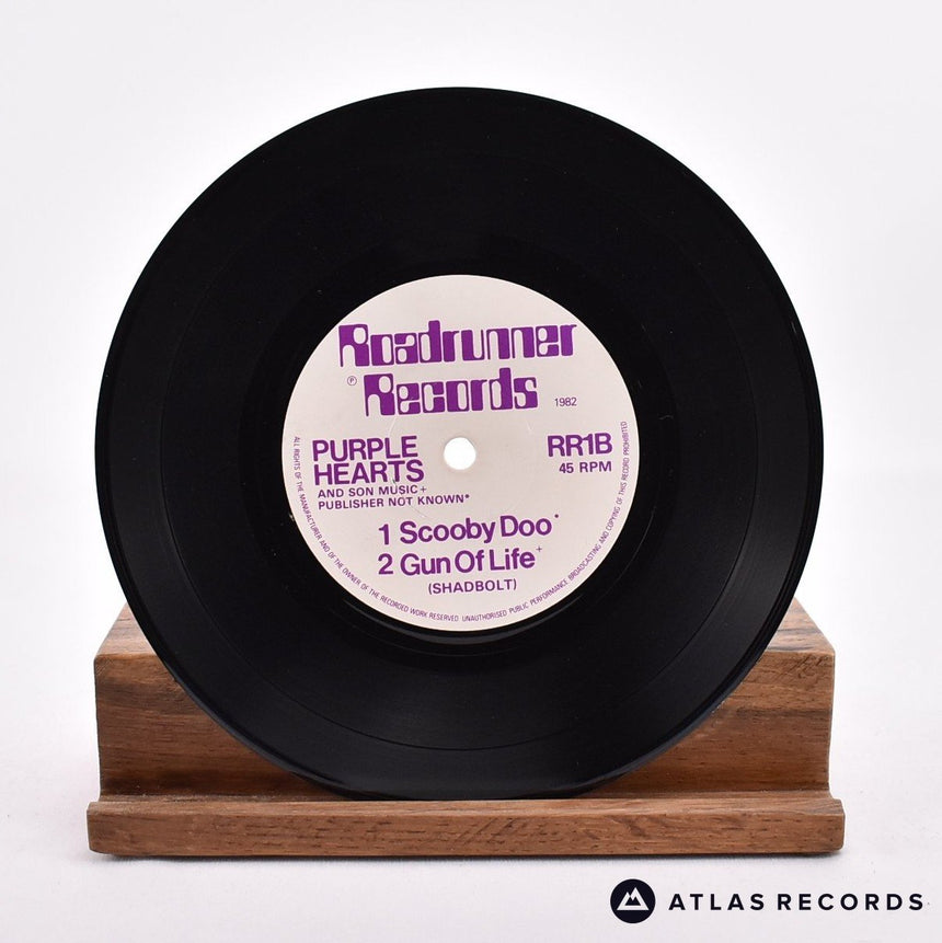 Purple Hearts - Plane Crash - 7" Vinyl Record - EX/EX