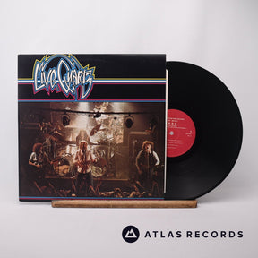 Quartz Live Quartz LP Vinyl Record - Front Cover & Record