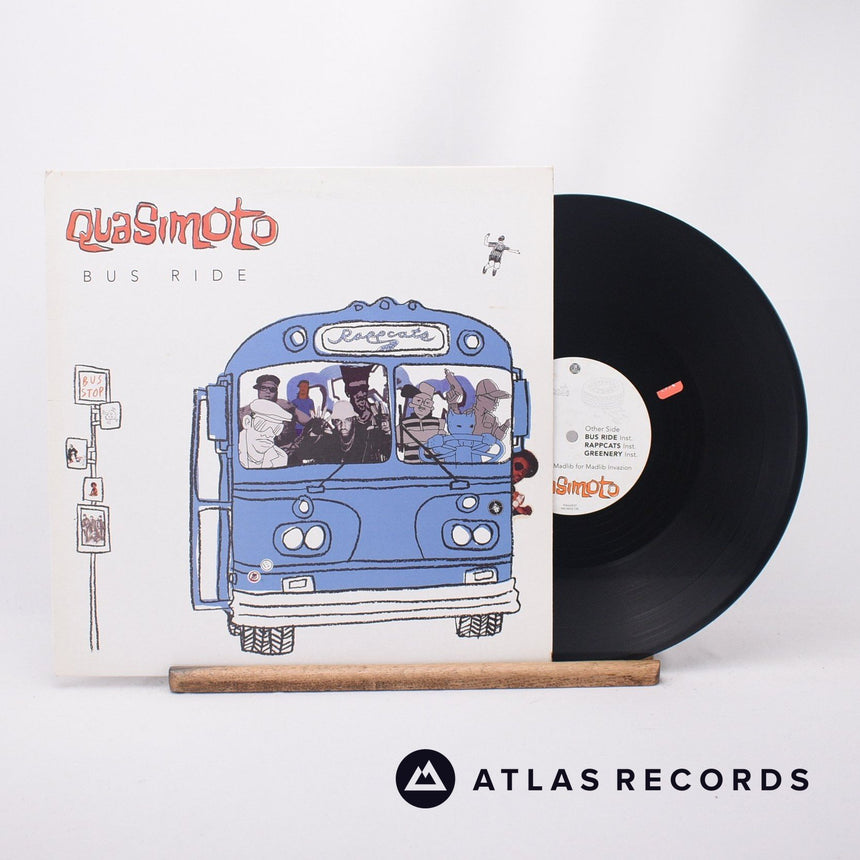 Quasimoto Bus Ride 12" Vinyl Record - Front Cover & Record