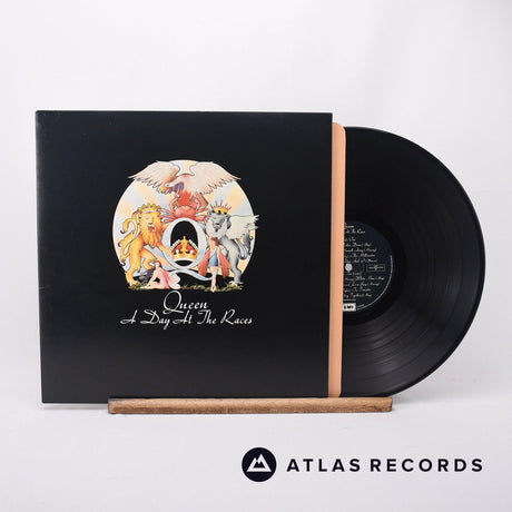 Queen A Day At The Races LP Vinyl Record - Front Cover & Record