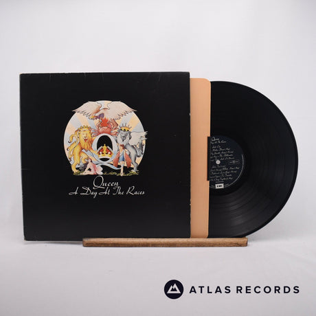 Queen A Day At The Races LP Vinyl Record - Front Cover & Record
