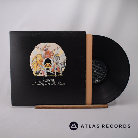 Queen A Day At The Races LP Vinyl Record - Front Cover & Record