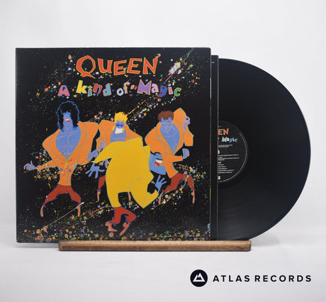 Queen A Kind Of Magic LP Vinyl Record - Front Cover & Record