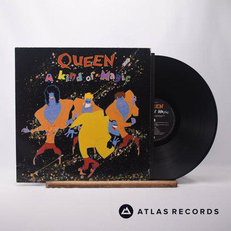 Queen A Kind Of Magic LP Vinyl Record - Front Cover & Record