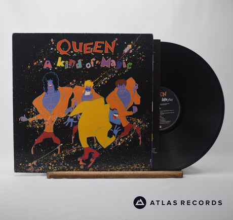 Queen A Kind Of Magic LP Vinyl Record - Front Cover & Record