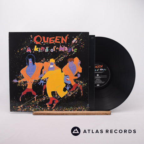 Queen A Kind Of Magic LP Vinyl Record - Front Cover & Record