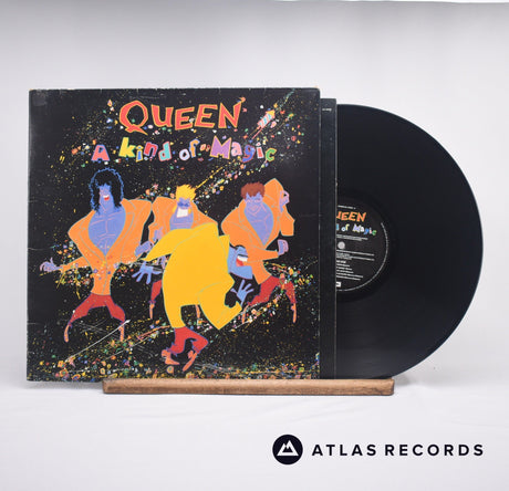 Queen A Kind Of Magic LP Vinyl Record - Front Cover & Record