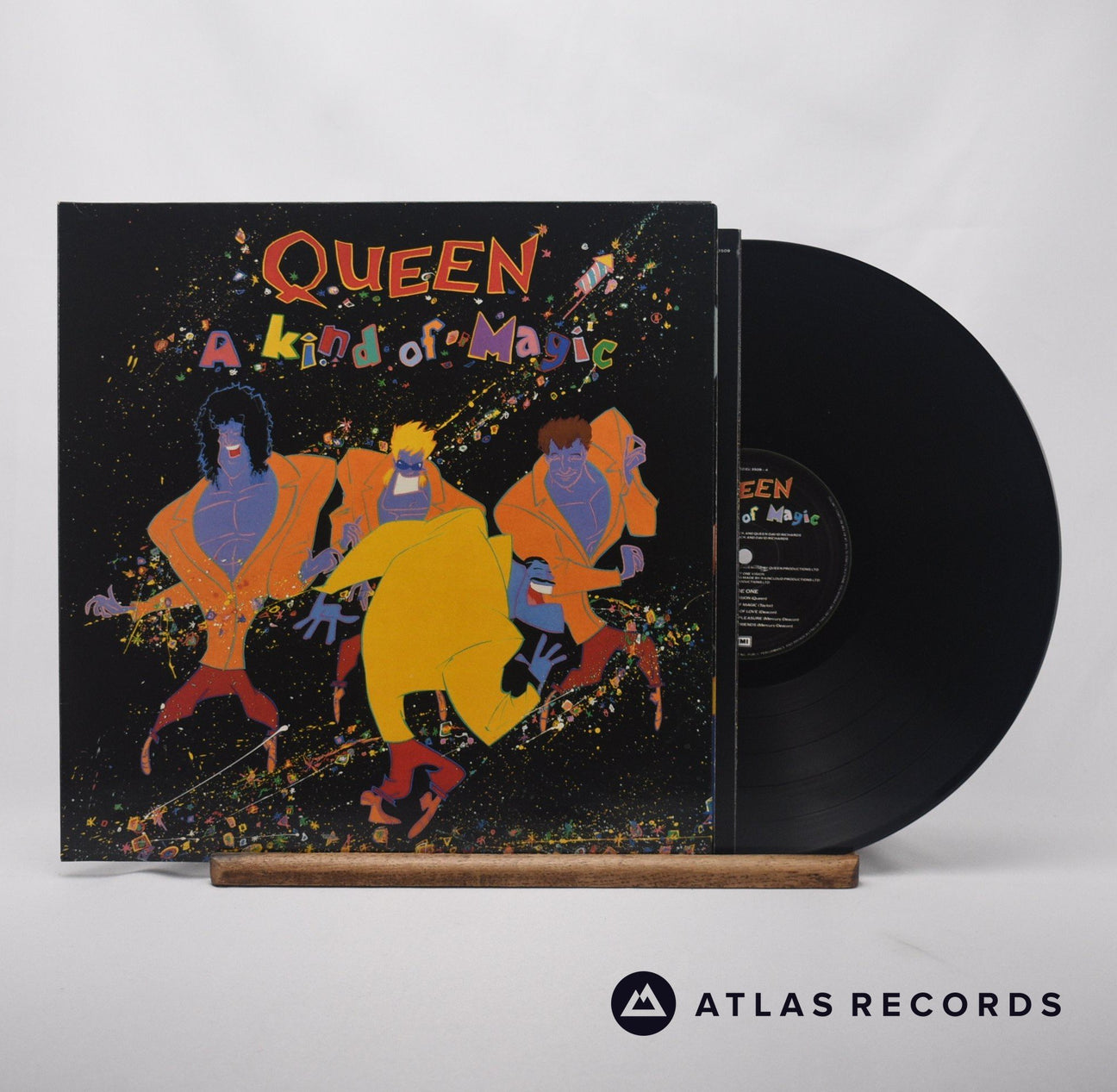 Queen A Kind Of Magic LP Vinyl Record - Front Cover & Record