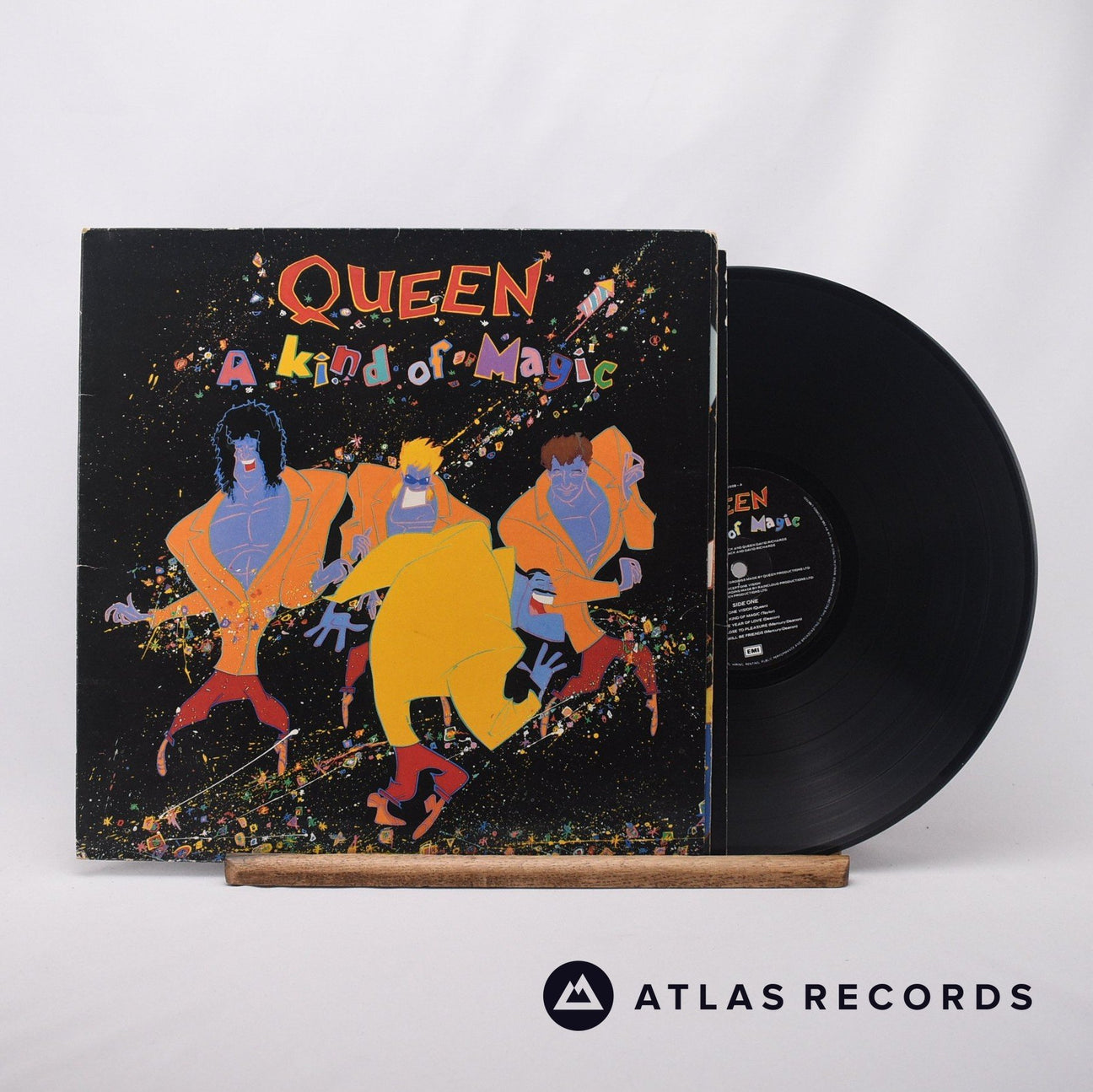 Queen A Kind Of Magic LP Vinyl Record - Front Cover & Record