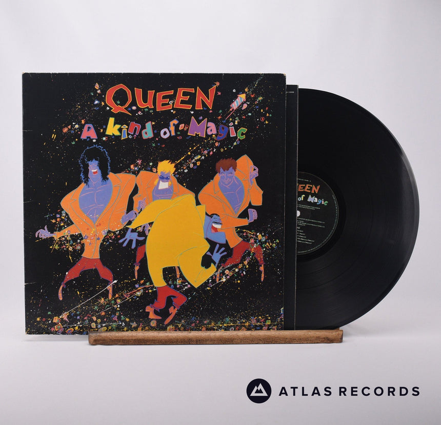 Queen A Kind Of Magic LP Vinyl Record - Front Cover & Record