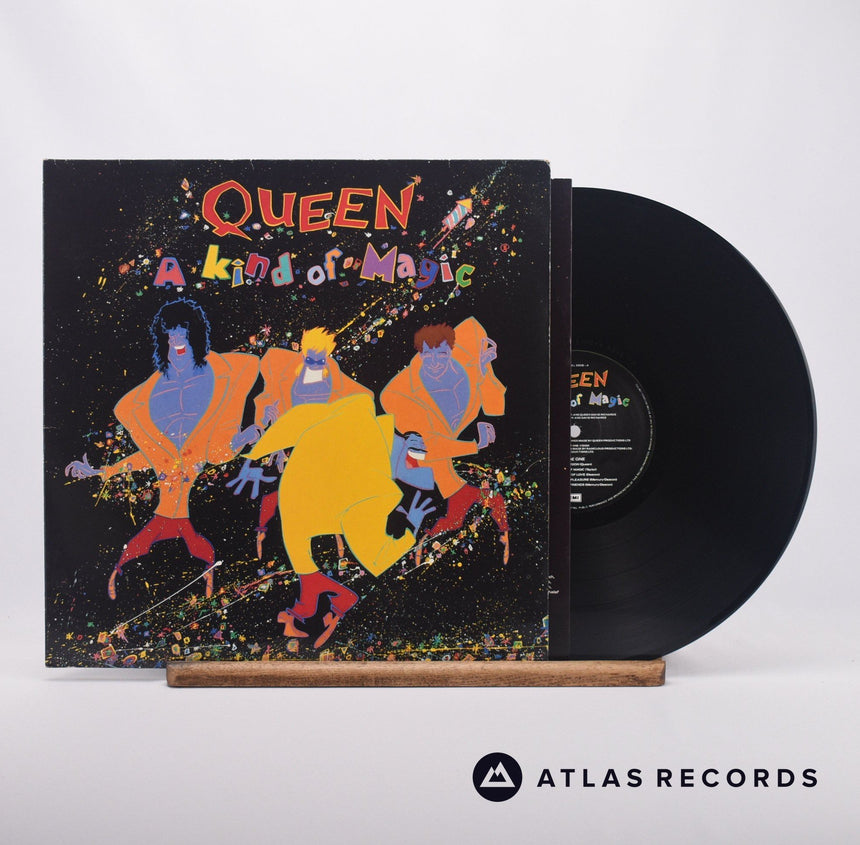 Queen A Kind Of Magic LP Vinyl Record - Front Cover & Record