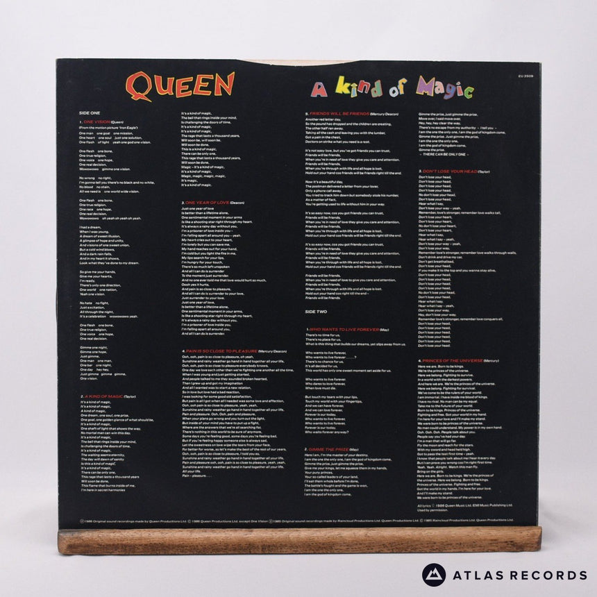 Queen - A Kind Of Magic - Gatefold A-4 B-4 LP Vinyl Record - VG+/VG