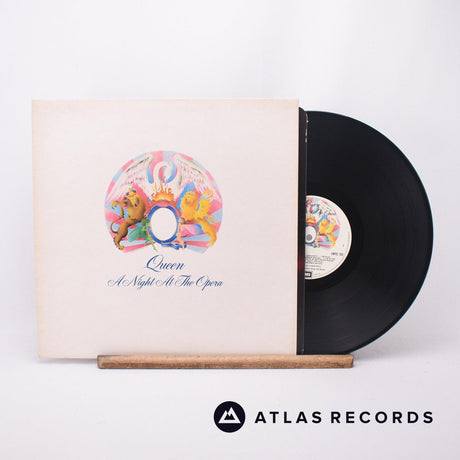 Queen A Night At The Opera LP Vinyl Record - Front Cover & Record