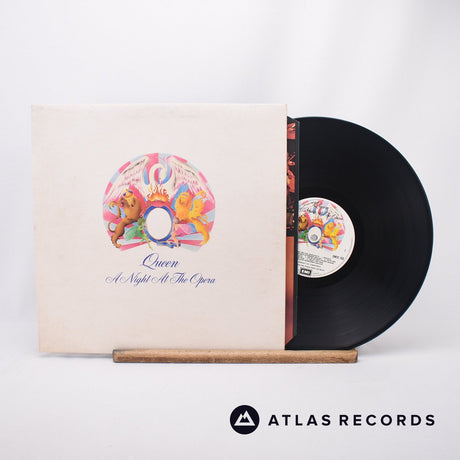 Queen A Night At The Opera LP Vinyl Record - Front Cover & Record