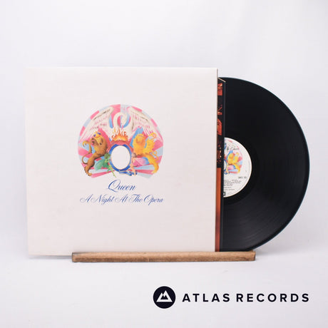 Queen A Night At The Opera LP Vinyl Record - Front Cover & Record