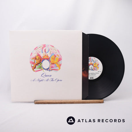 Queen A Night At The Opera LP Vinyl Record - Front Cover & Record