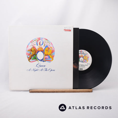 Queen A Night At The Opera LP Vinyl Record - Front Cover & Record