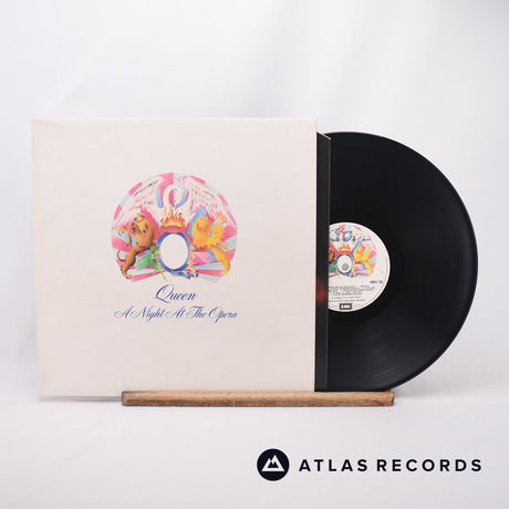 Queen A Night At The Opera LP Vinyl Record - Front Cover & Record