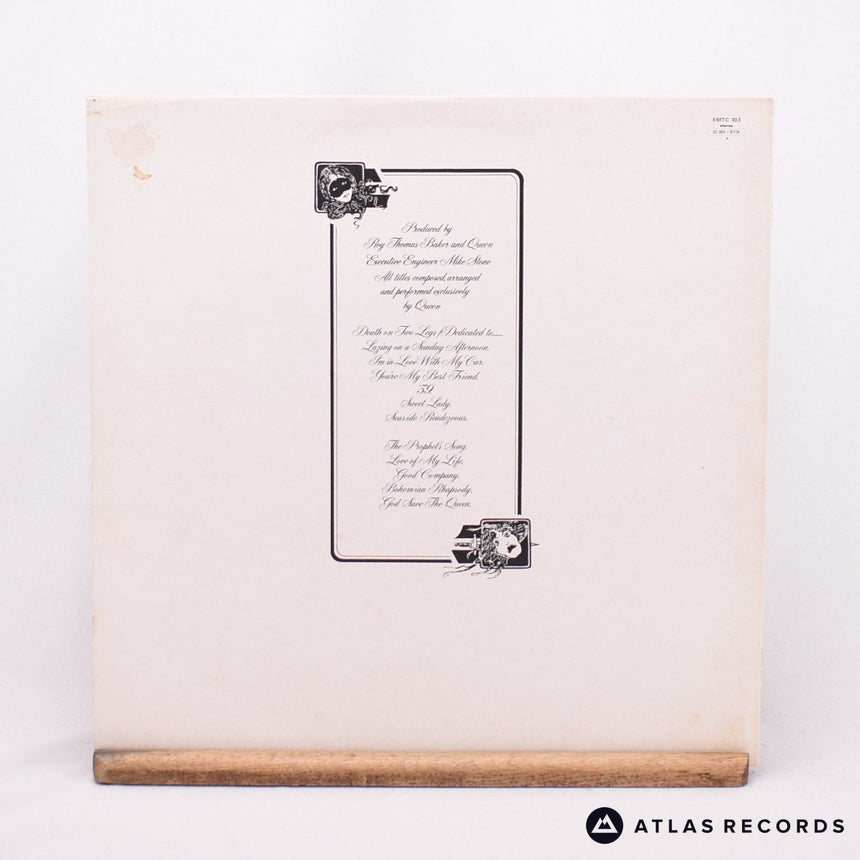 Queen - A Night At The Opera - Blair Embossed Sleeve LP Vinyl Record - VG+/EX