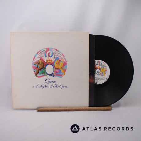 Queen A Night At The Opera LP Vinyl Record - Front Cover & Record