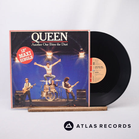 Queen Another One Bites The Dust 12" Vinyl Record - Front Cover & Record