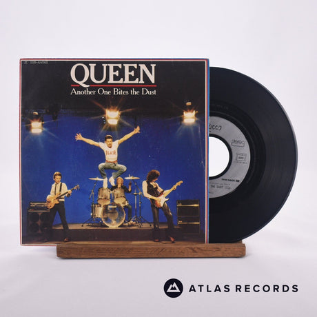 Queen Another One Bites The Dust 7" Vinyl Record - Front Cover & Record