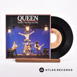 Queen Another One Bites The Dust 7" Vinyl Record - Front Cover & Record