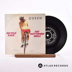 Queen Bicycle Race 7" Vinyl Record - Front Cover & Record