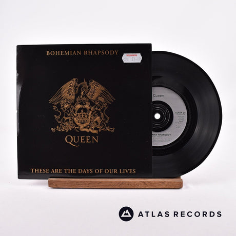 Queen Bohemian Rhapsody 7" Vinyl Record - Front Cover & Record