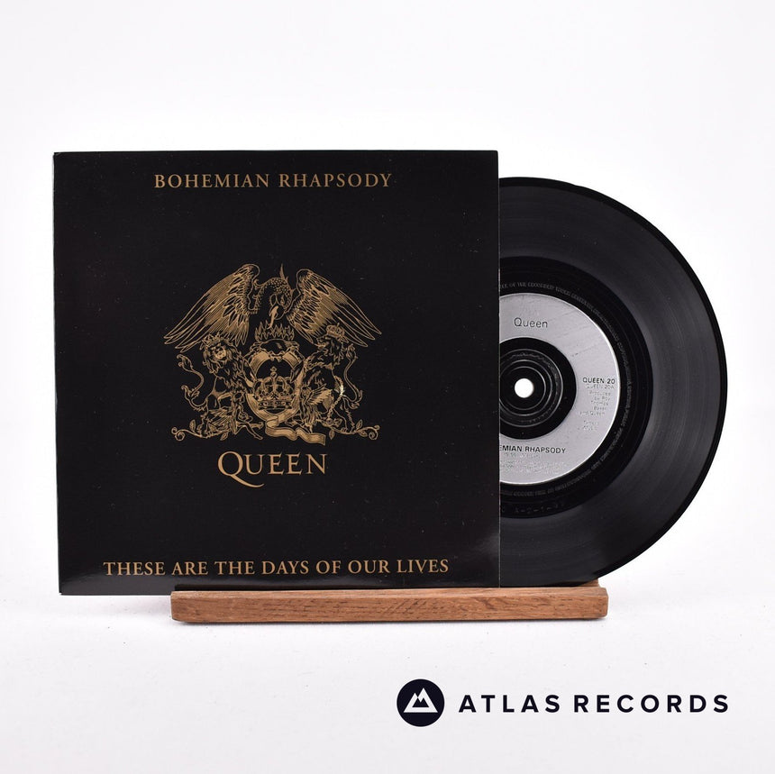 Queen Bohemian Rhapsody 7" Vinyl Record - Front Cover & Record