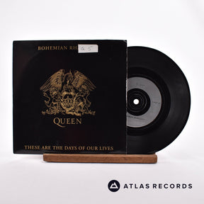Queen Bohemian Rhapsody 7" Vinyl Record - Front Cover & Record