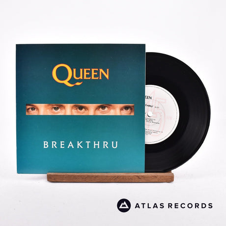 Queen Breakthru 7" Vinyl Record - Front Cover & Record