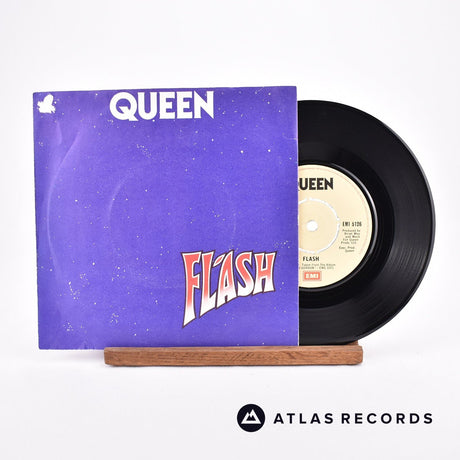 Queen Flash 7" Vinyl Record - Front Cover & Record