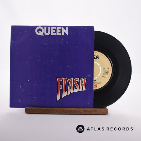 Queen Flash 7" Vinyl Record - Front Cover & Record