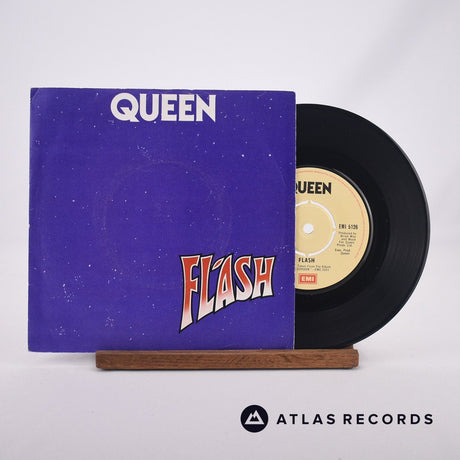 Queen Flash 7" Vinyl Record - Front Cover & Record